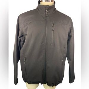 Swiss Tech Black Full Zip Lined Performance Jacket Men’s XL